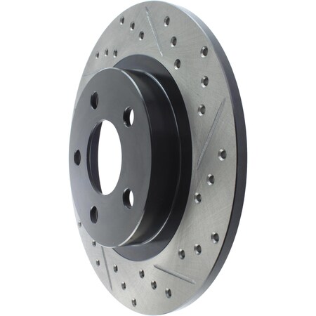 Centric StopTech Sport Drilled/Slotted Brake Rotor; Rear Left, StopTech 127.62064L